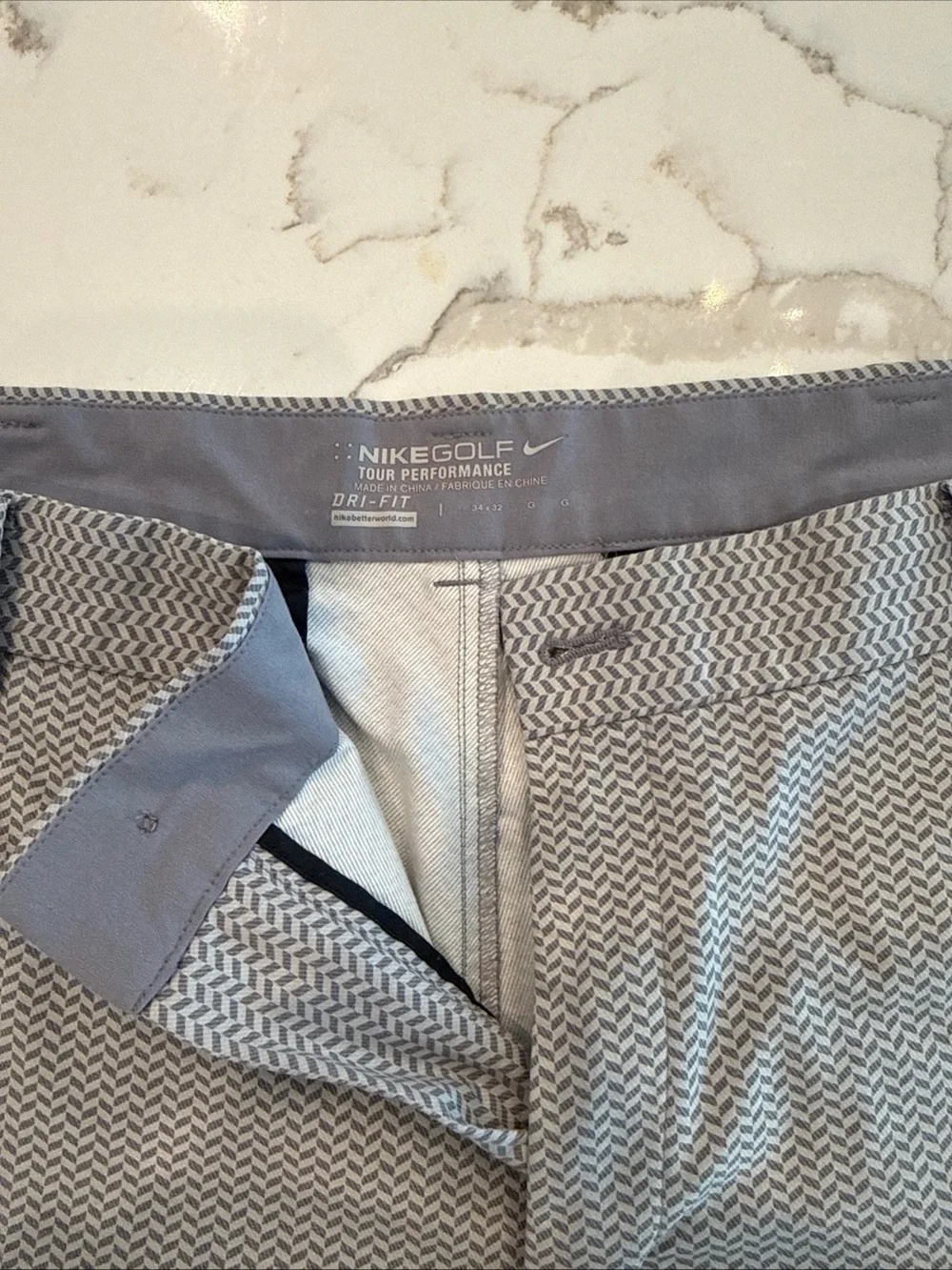 Nike Golf Tour Performance Mens Dri‑Fit Pants Size 34x32
